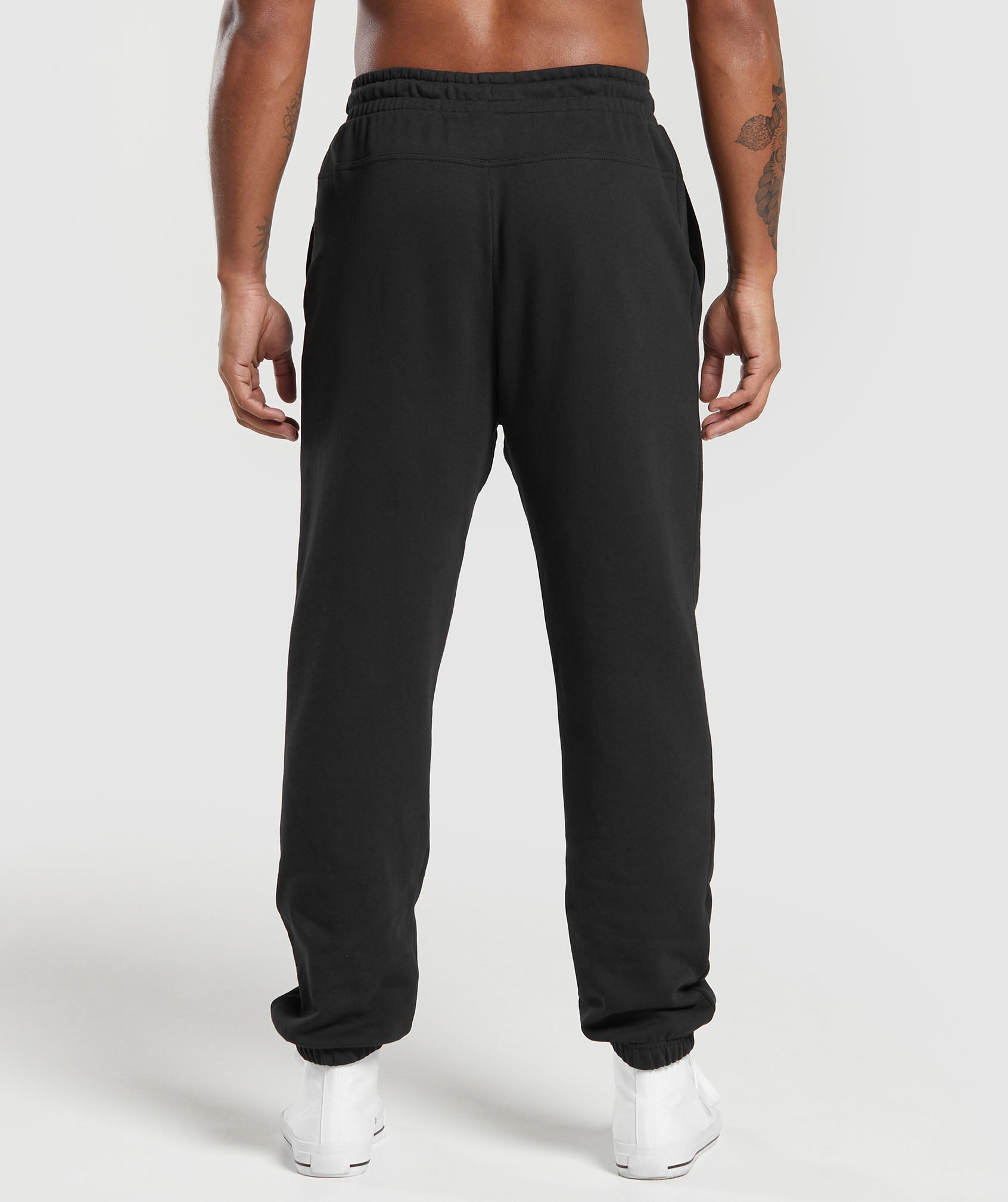 Global Lifting Oversized Joggers Black