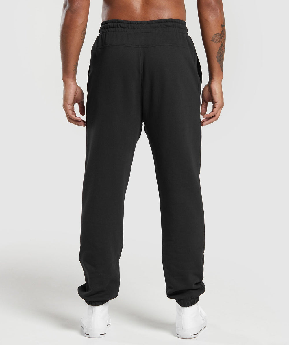 Global Lifting Oversized Joggers Black