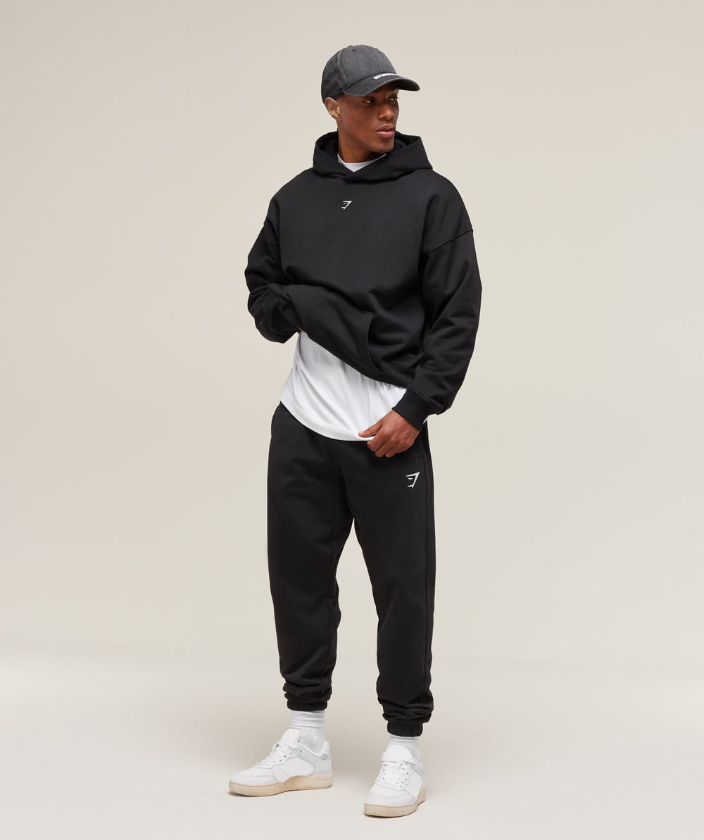 Essential Oversized Joggers Black