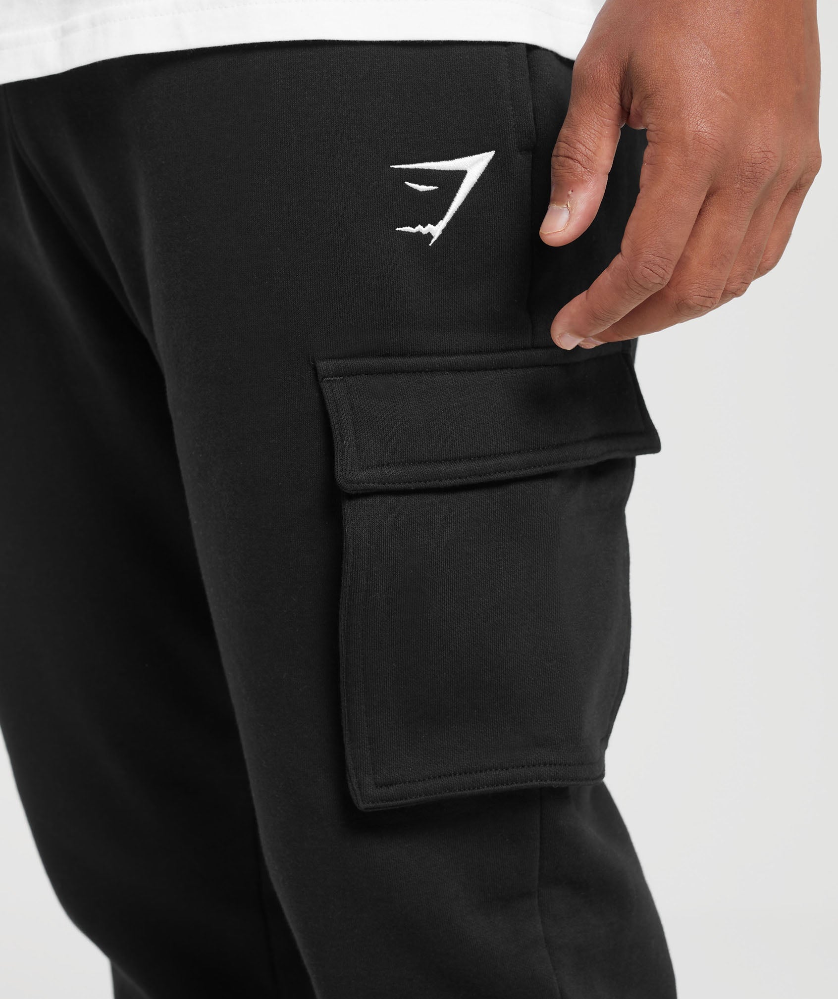 Crest Cargo Joggers Black