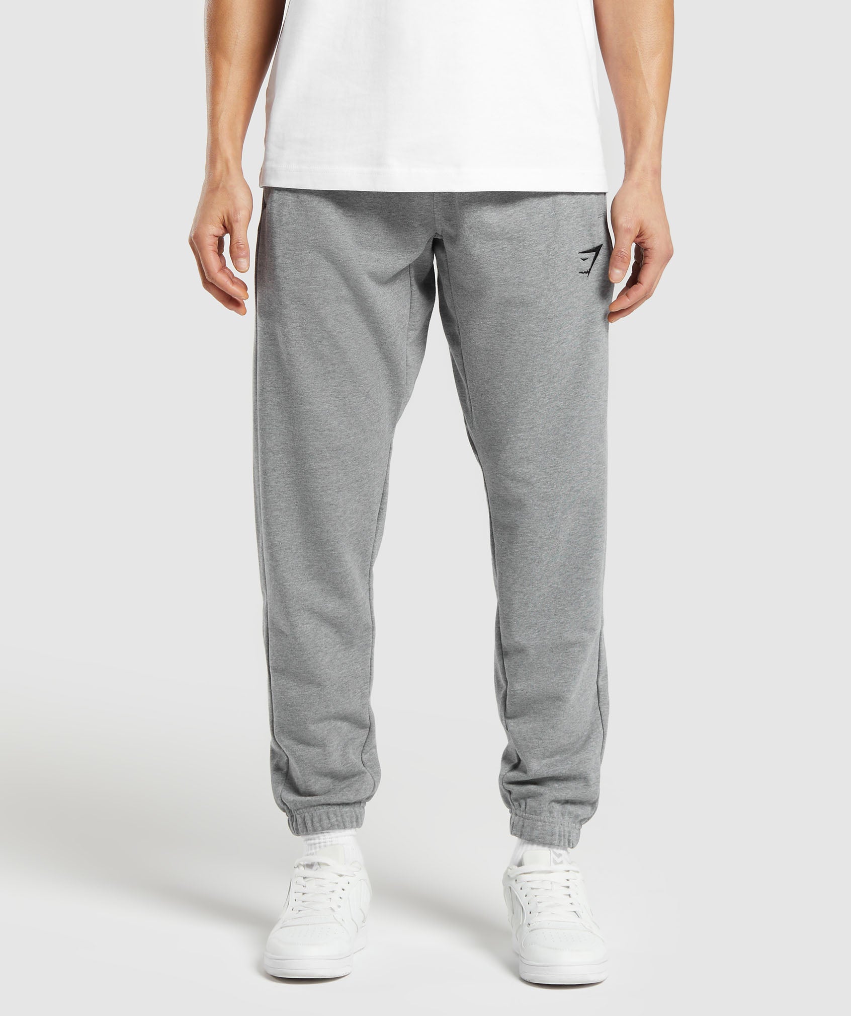 Essential Oversized Joggers Charcoal Grey Marl