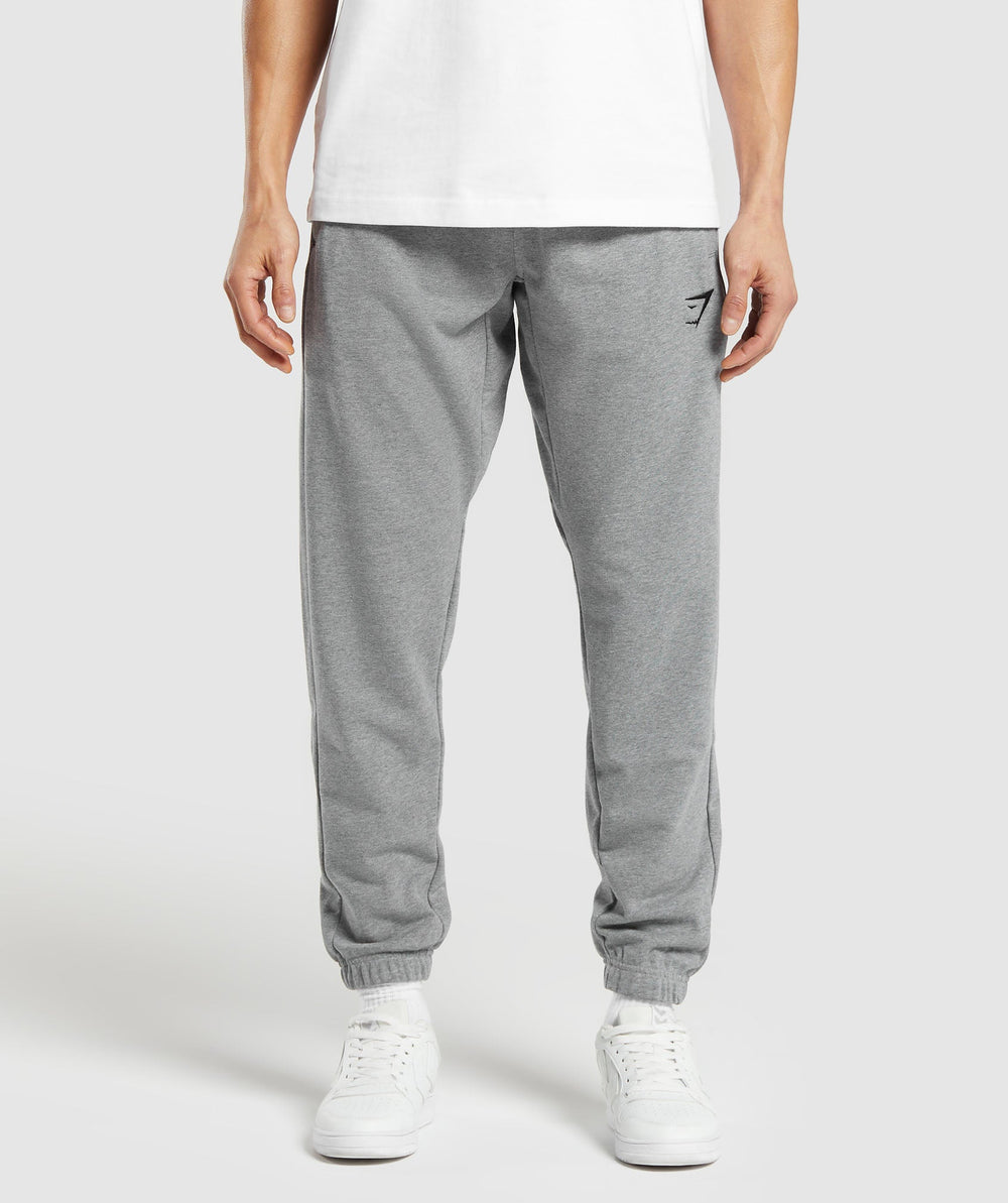 Essential Oversized Joggers Charcoal Grey Marl