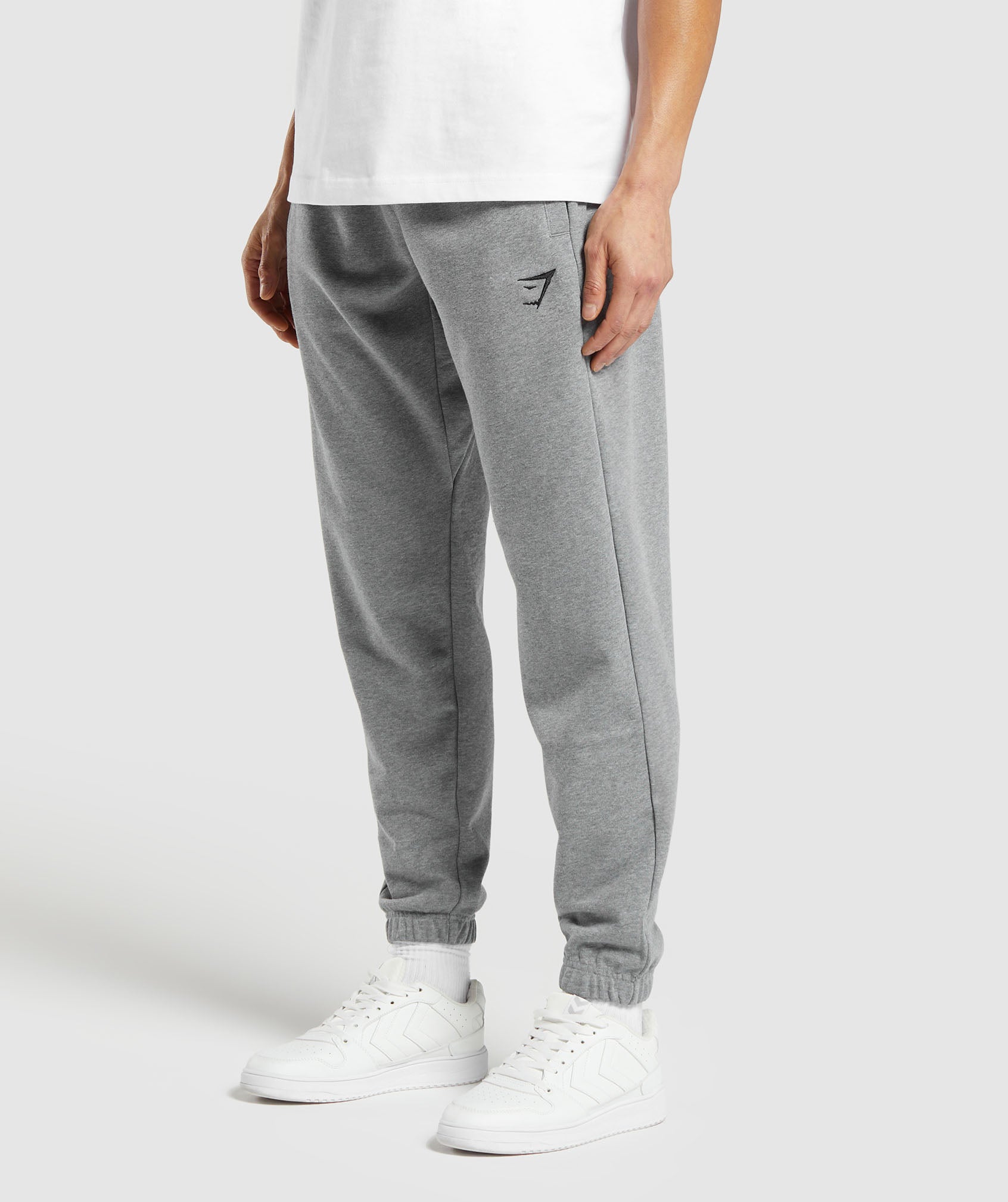 Essential Oversized Joggers Charcoal Grey Marl