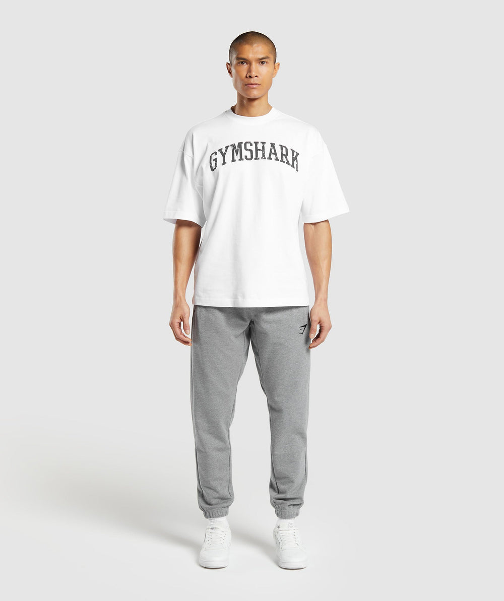 Essential Oversized Joggers Charcoal Grey Marl