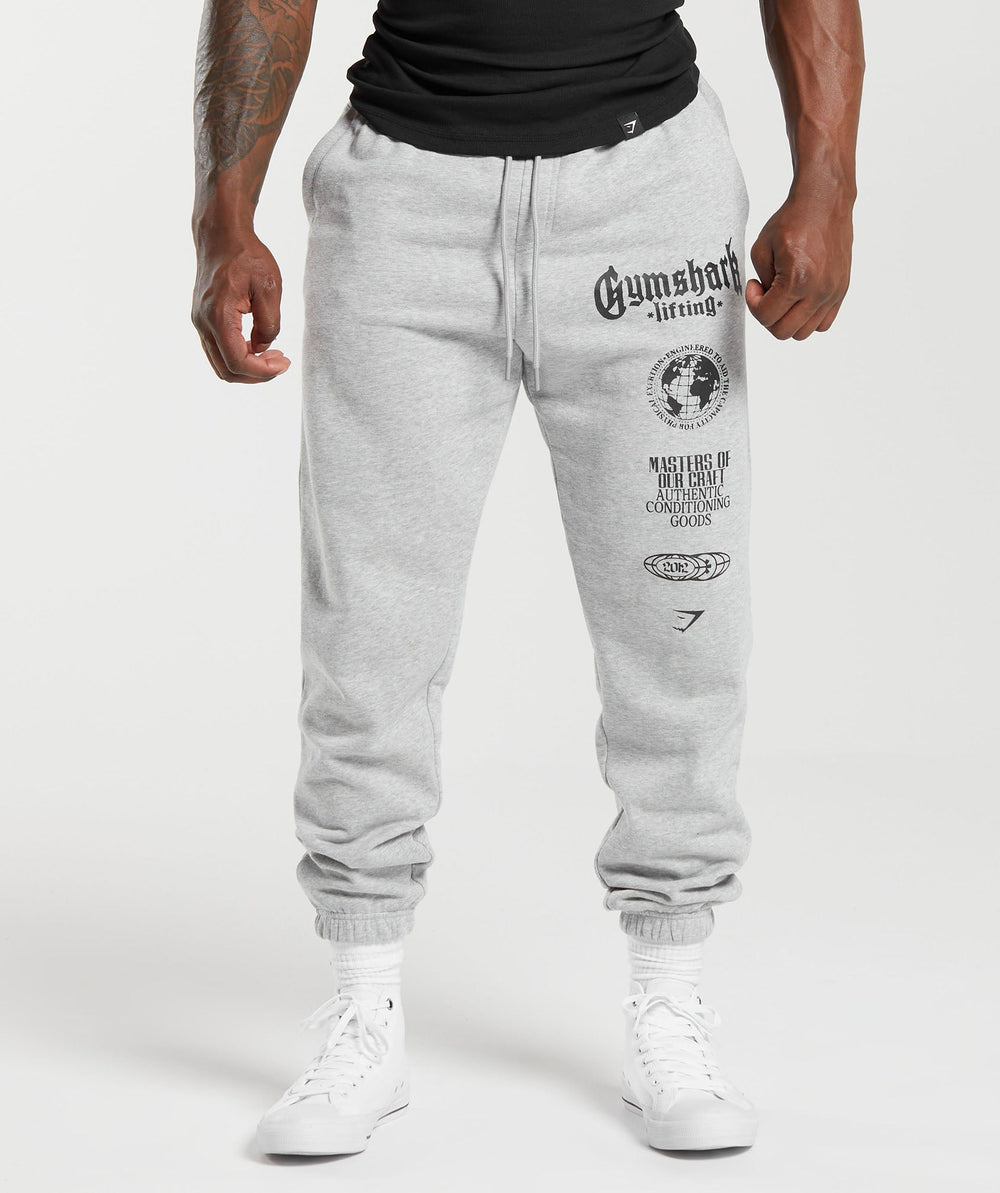 Global Lifting Oversized Joggers Grey