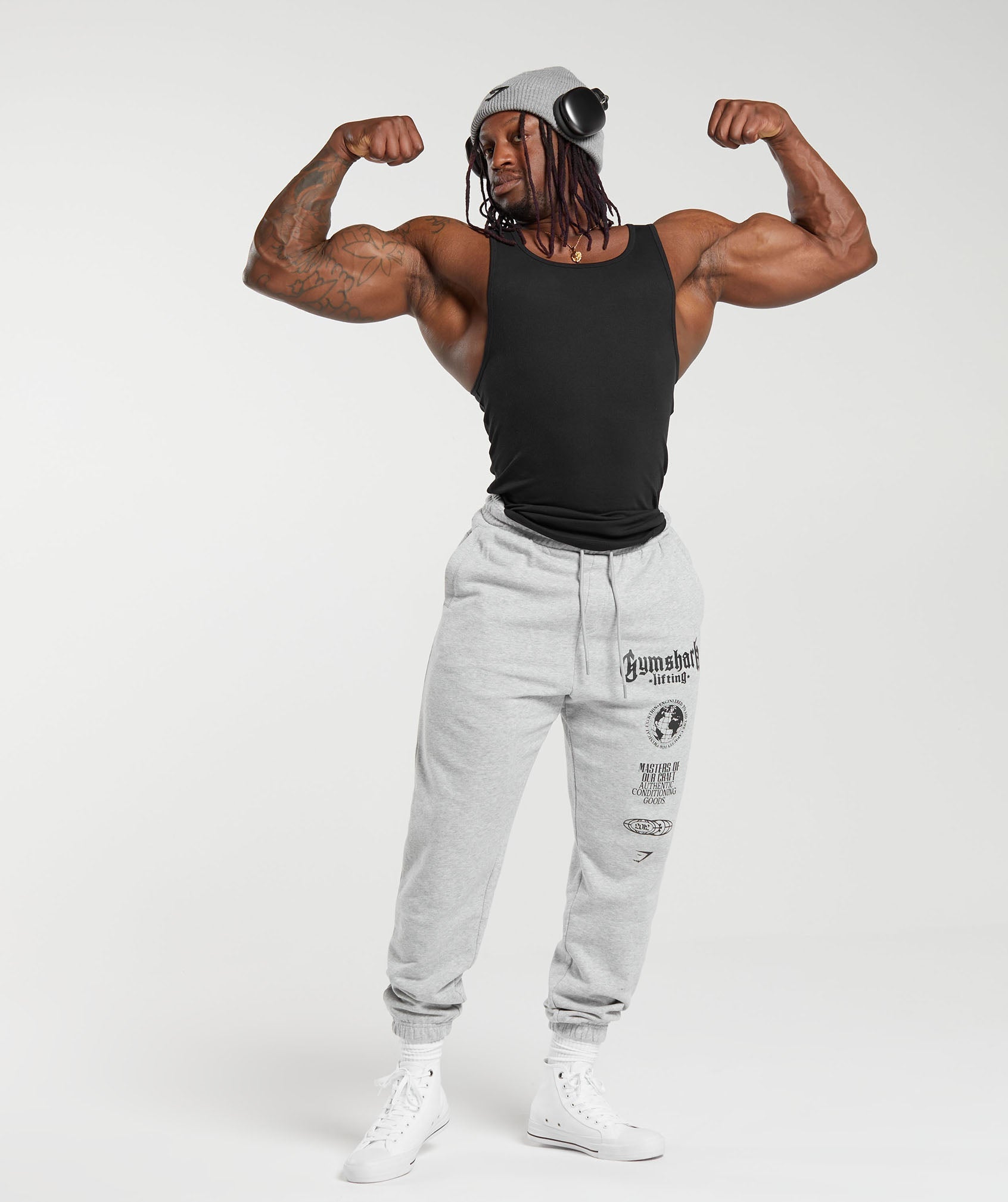 Global Lifting Oversized Joggers Grey