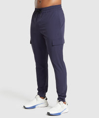 Stretch Woven Cargo Pants Heavy Blue