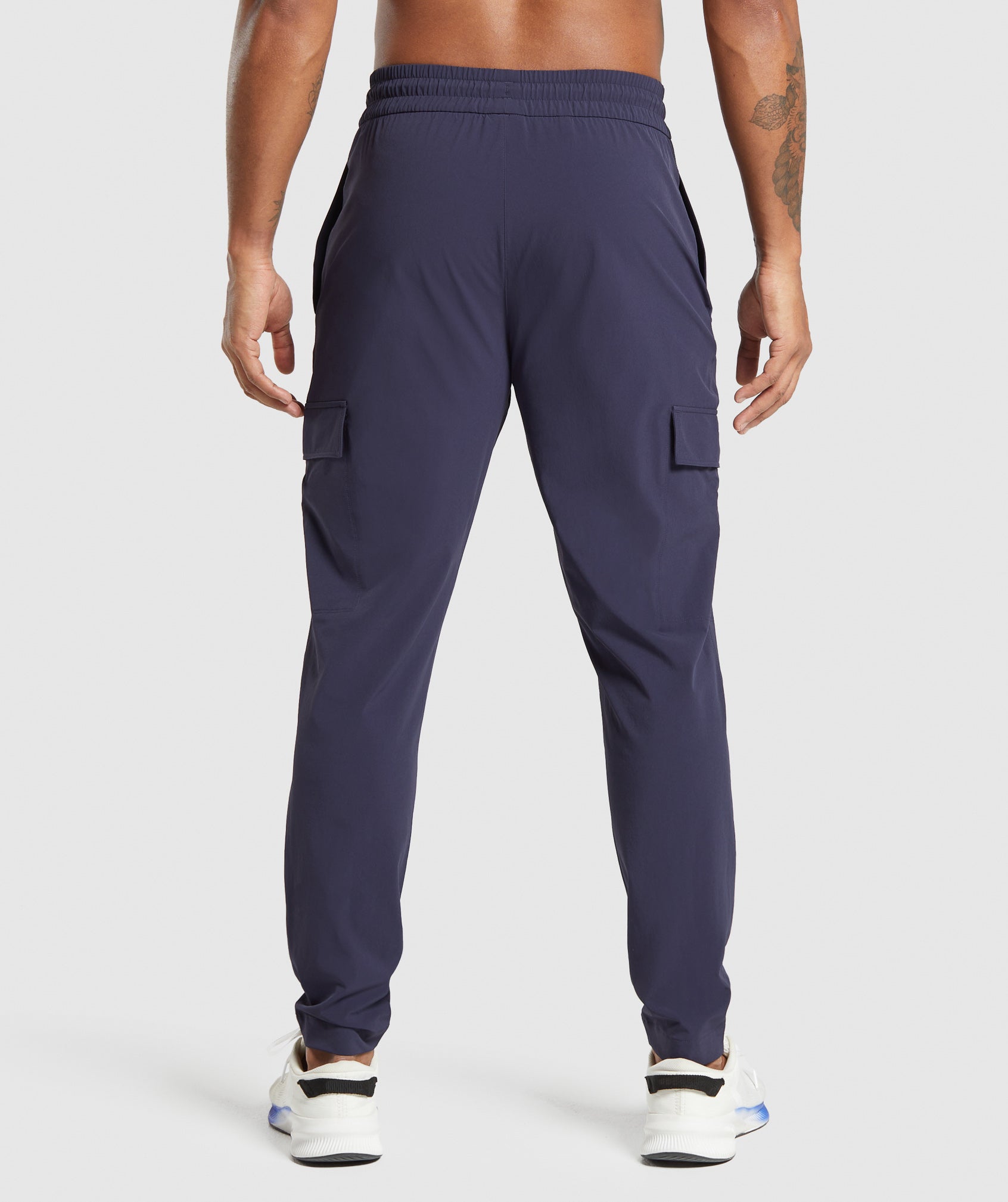 Stretch Woven Cargo Pants Heavy Blue