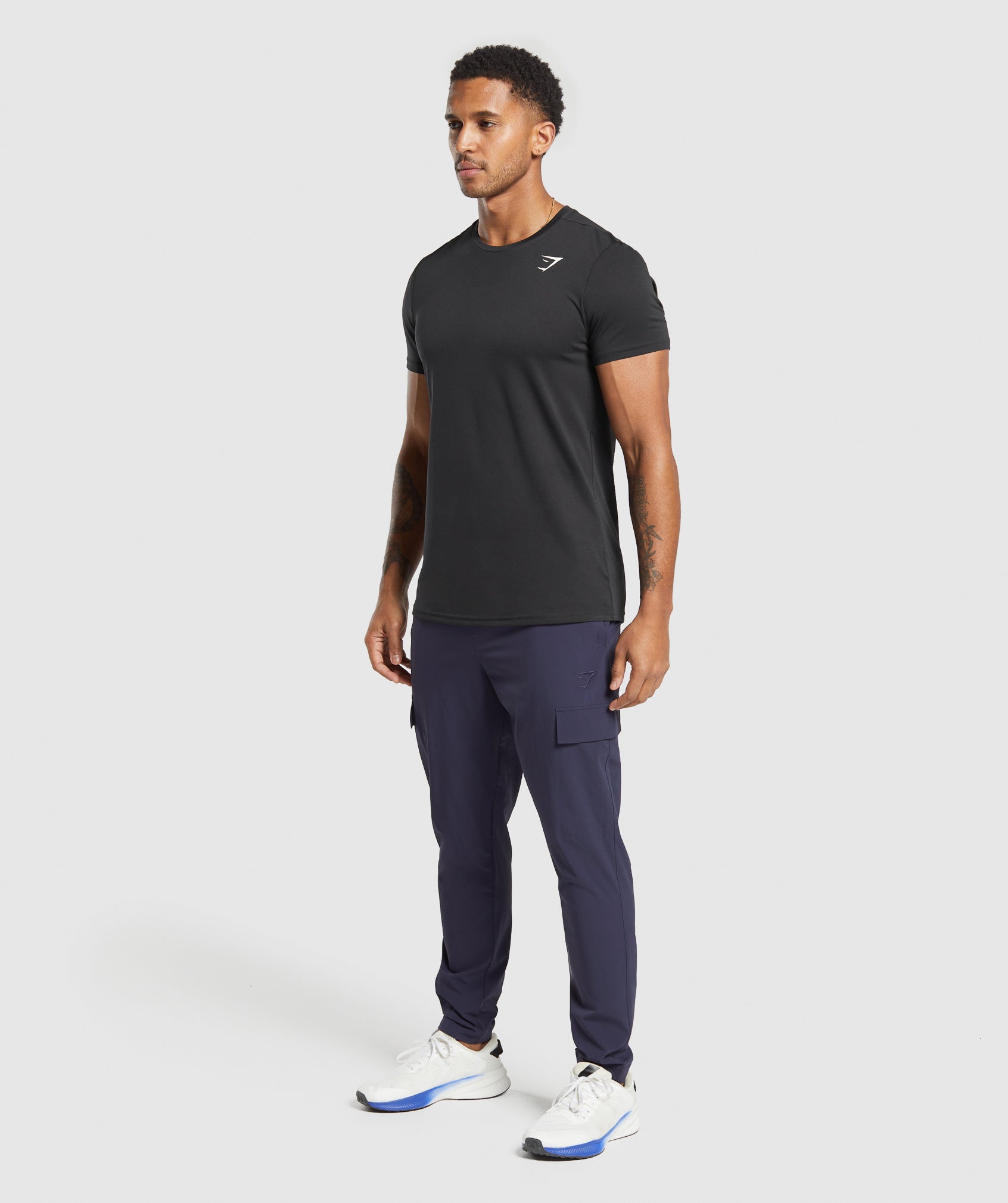 Stretch Woven Cargo Pants Heavy Blue