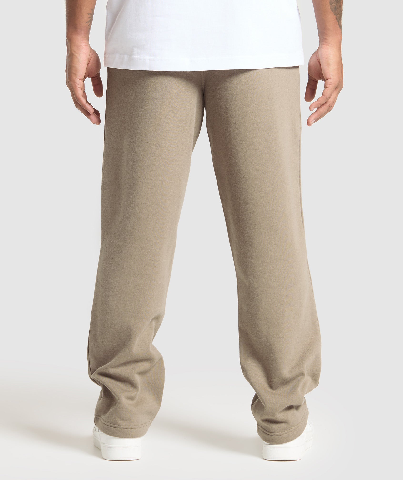 Crest Straight Leg Joggers Lifestyle Brown