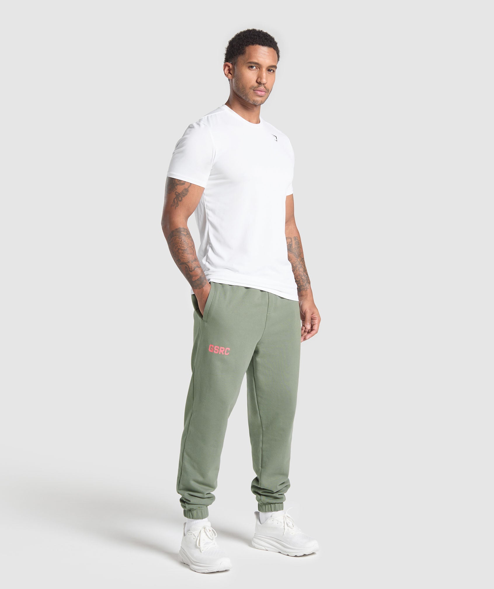 Running Graphic Joggers Unit Green