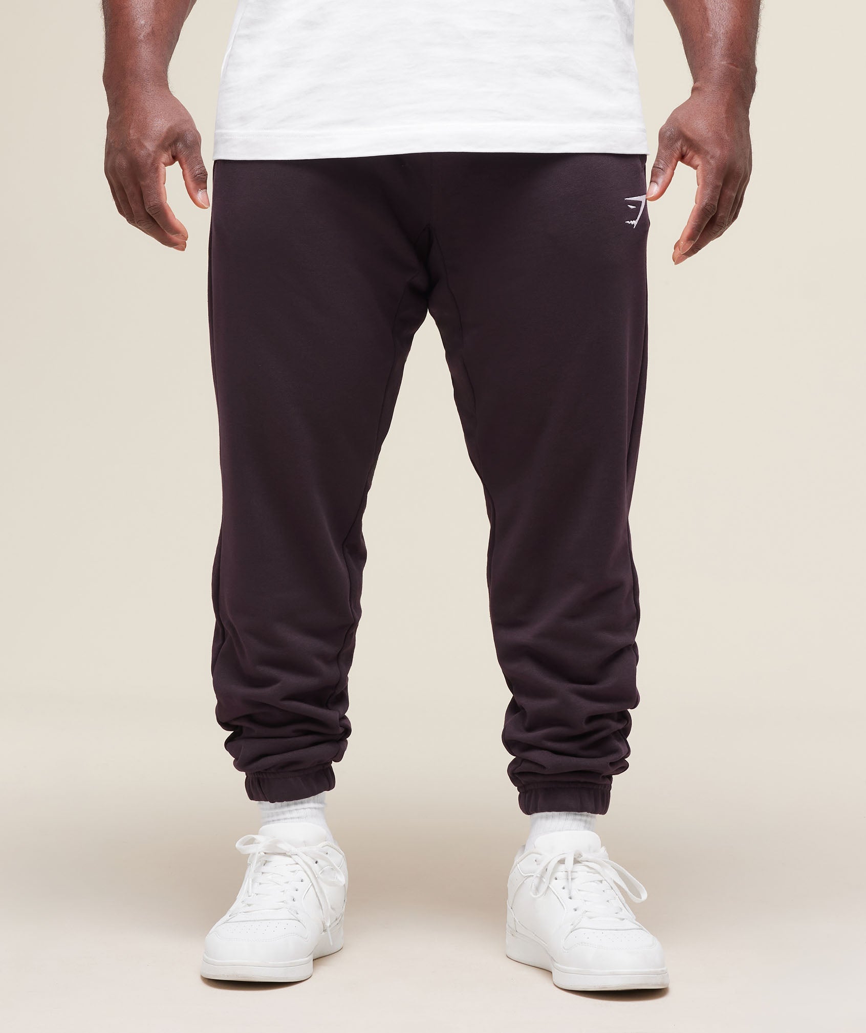 Essential Oversized Joggers Plum Brown