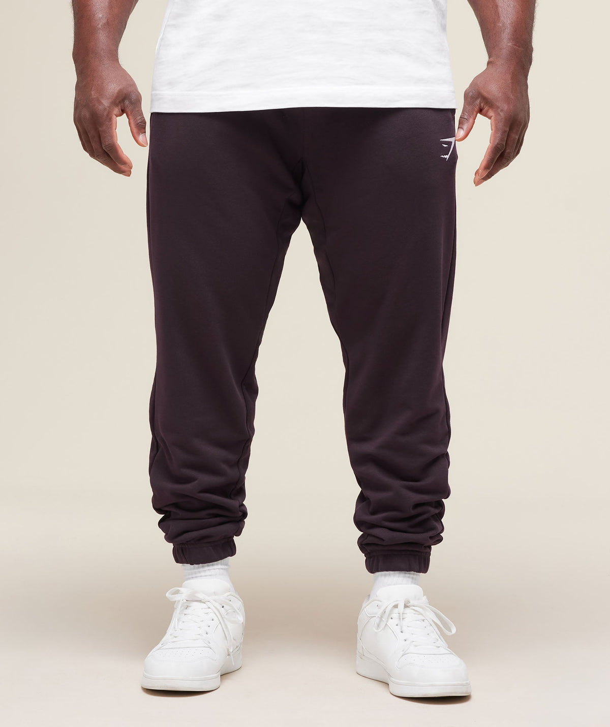 Essential Oversized Joggers Plum Brown