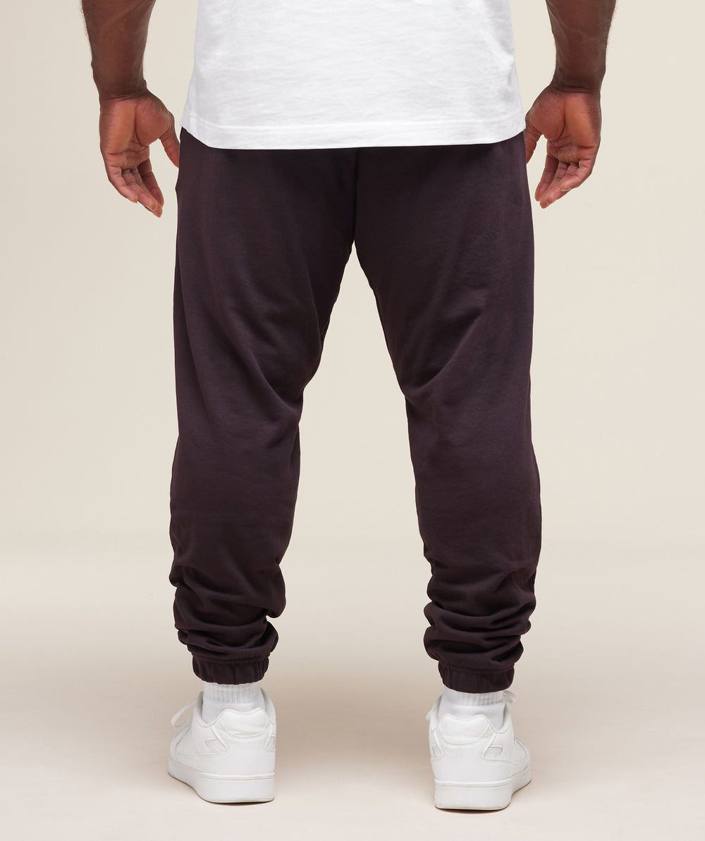 Essential Oversized Joggers Plum Brown