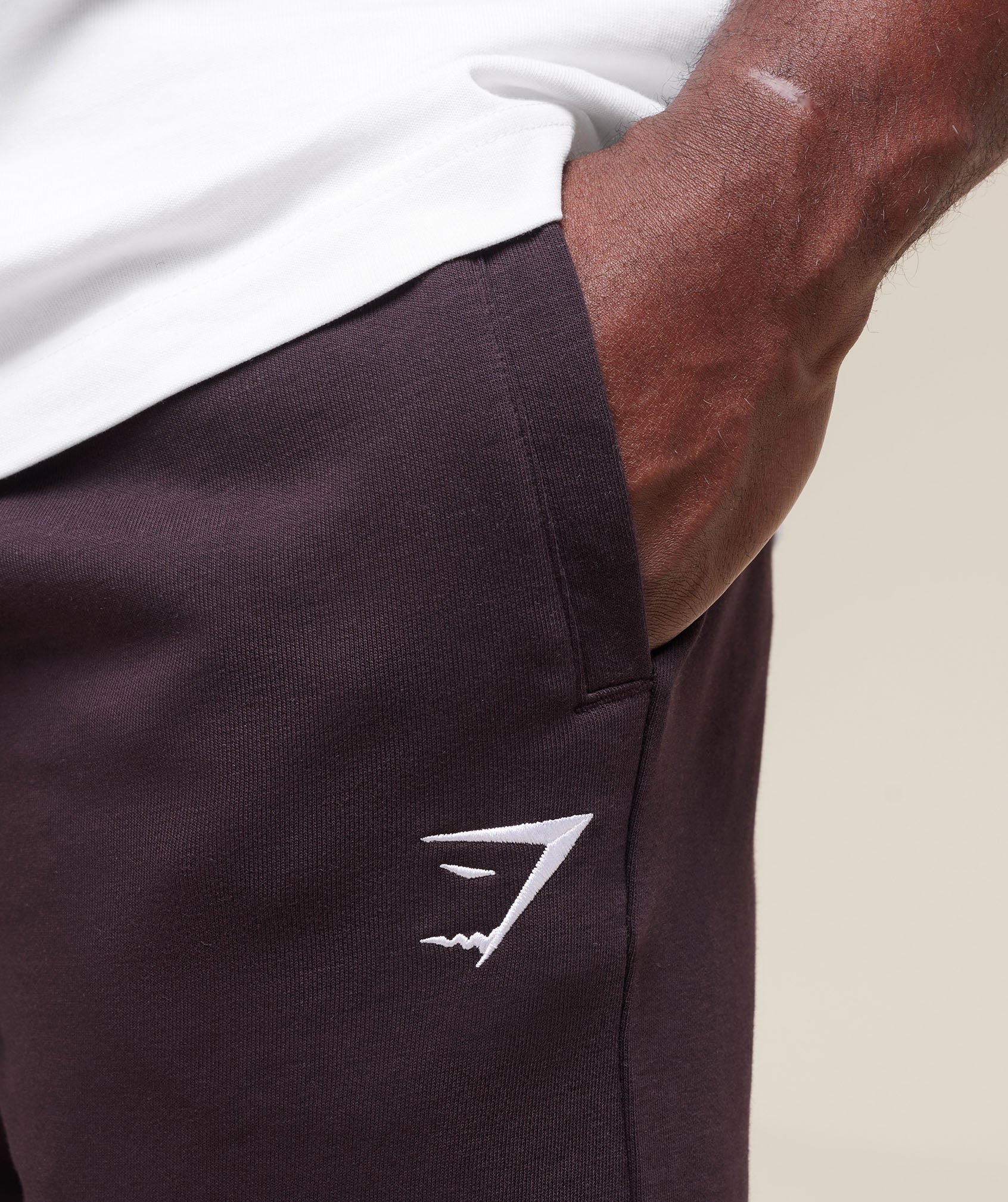 Essential Oversized Joggers Plum Brown