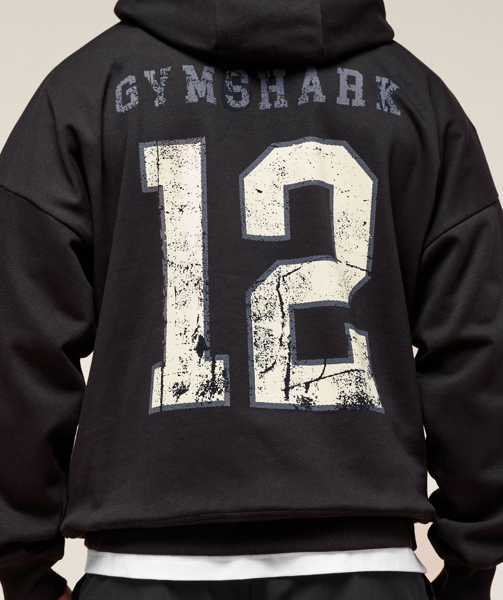 Collegiate Graphic Hoodie Black