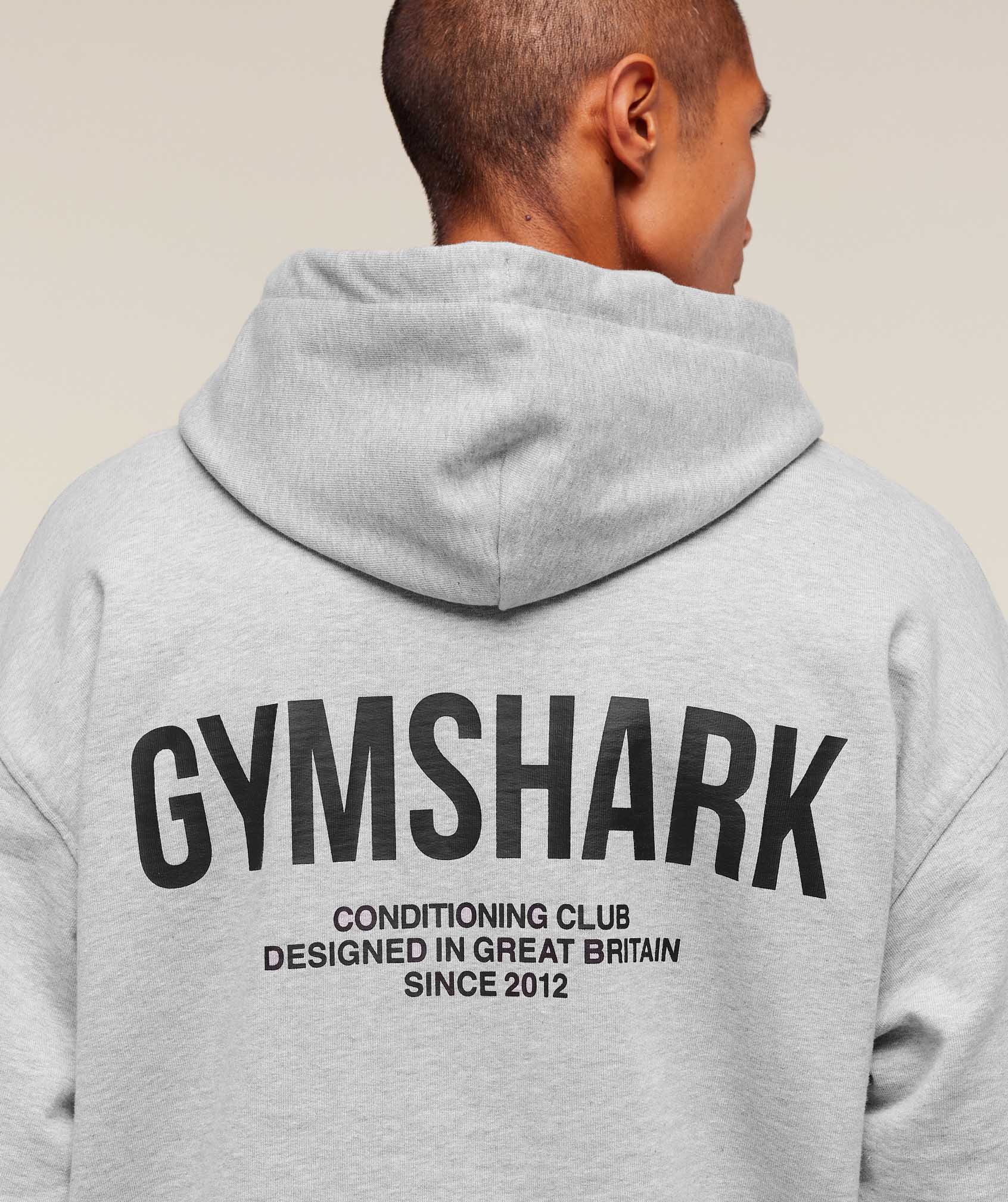 Conditioning Club Hoodie Light Grey Core Marl