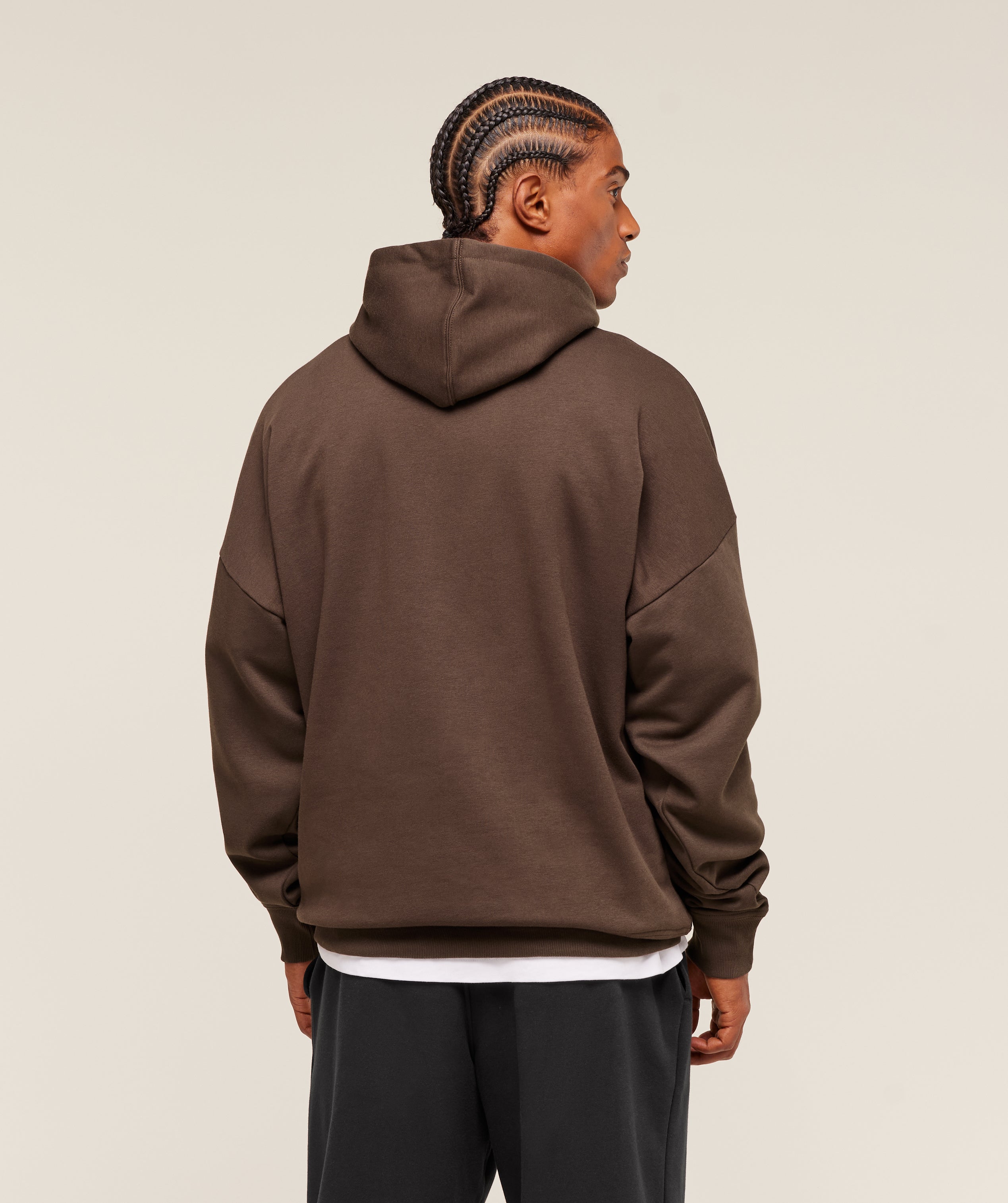 Crest Oversized Hoodie Archive Brown