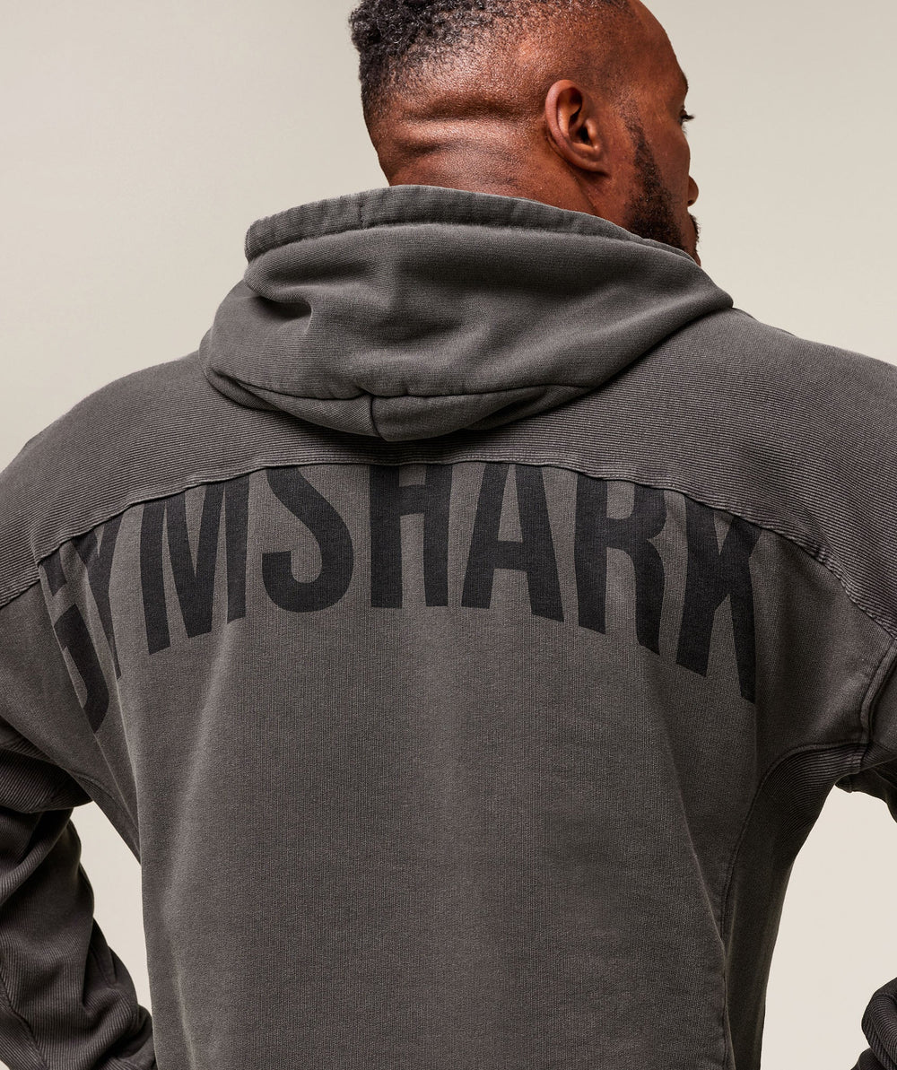 Power Washed Hoodie Onyx Grey