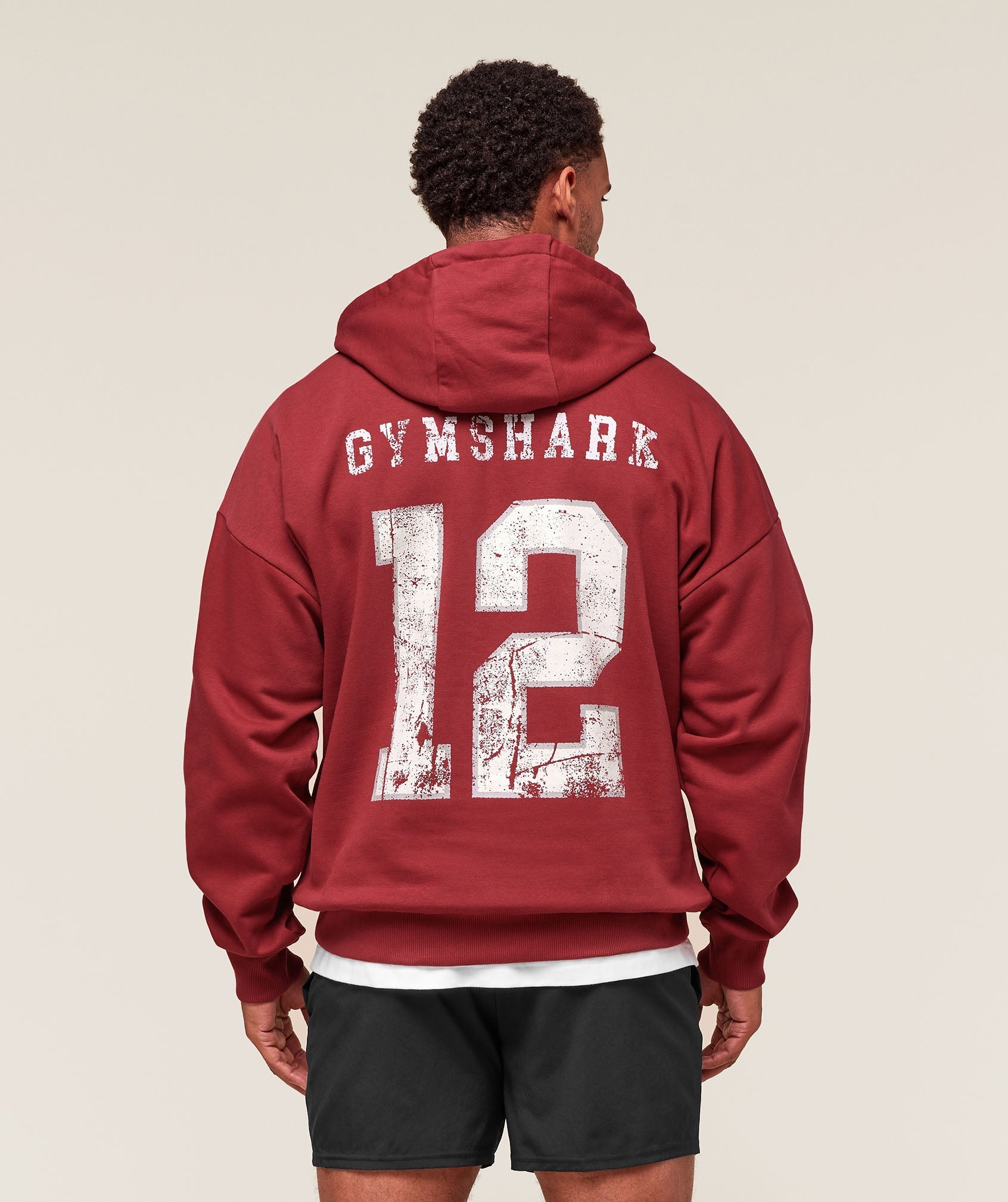 Collegiate Graphic Hoodie Athletic Burgundy