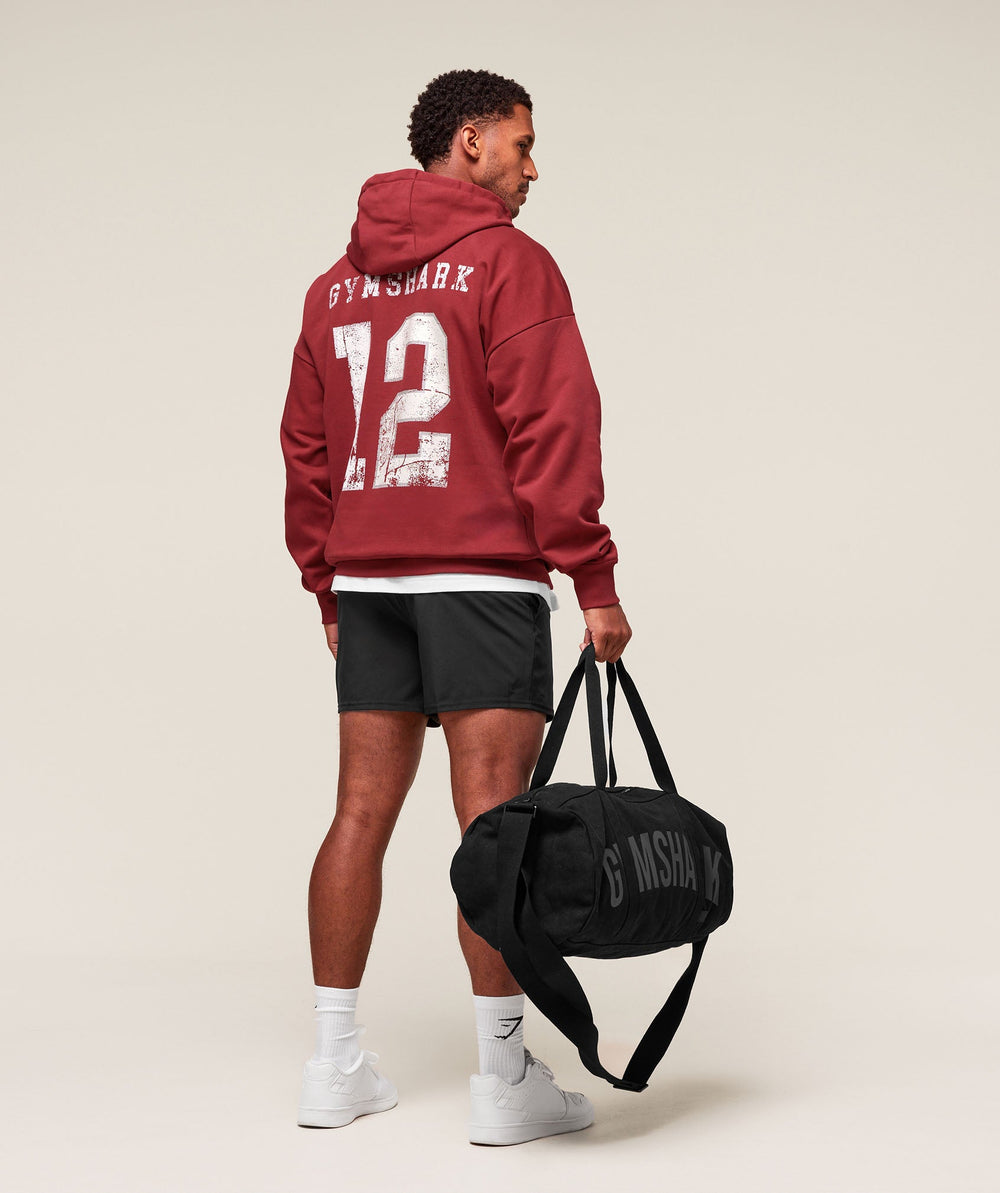 Collegiate Graphic Hoodie Athletic Burgundy