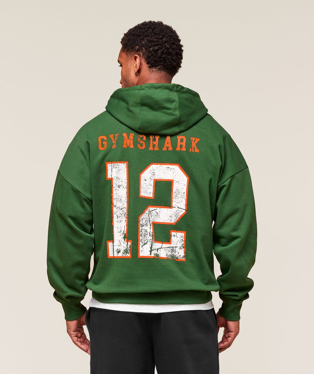 Collegiate Graphic Hoodie Athletic Green