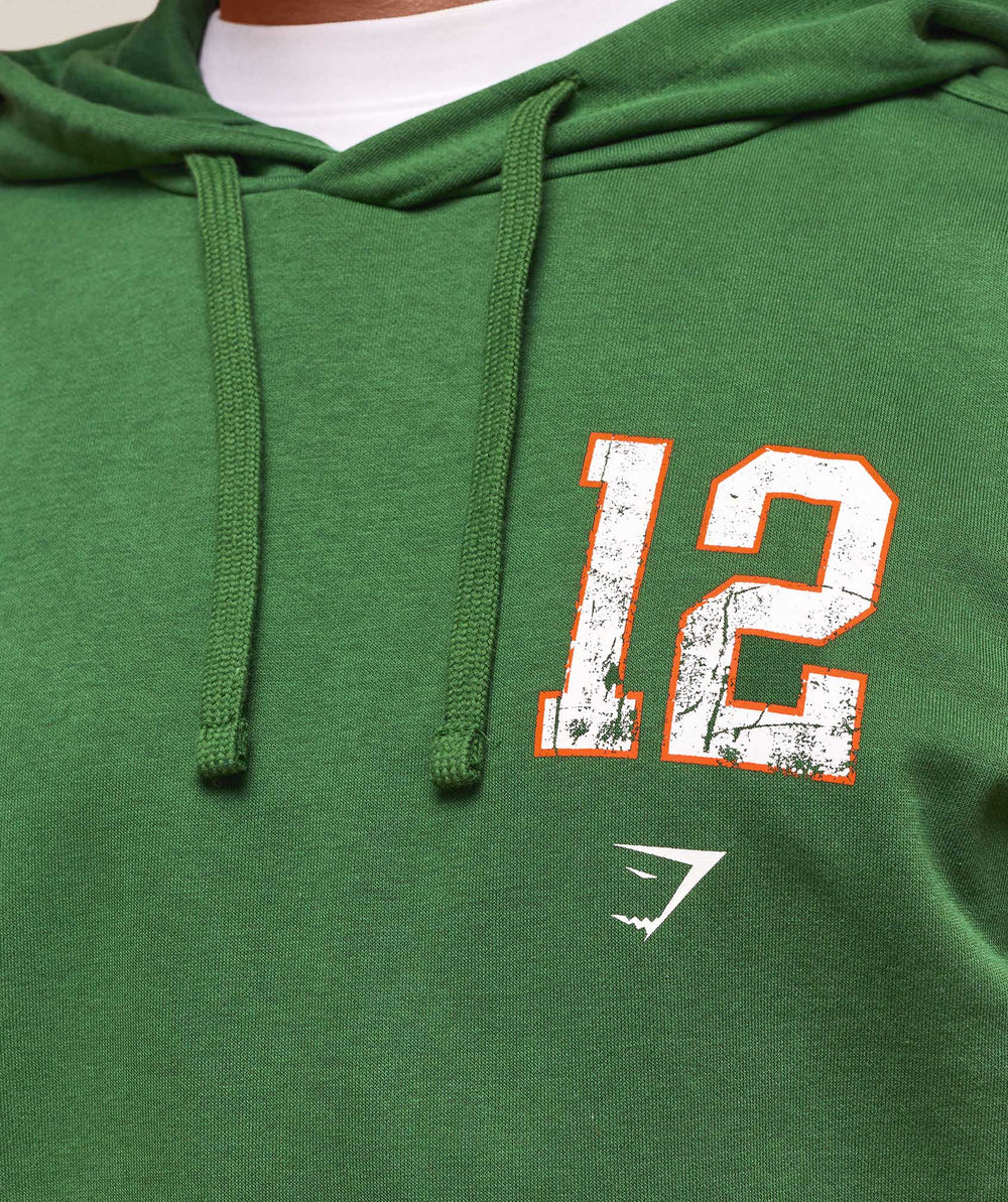 Collegiate Graphic Hoodie Athletic Green
