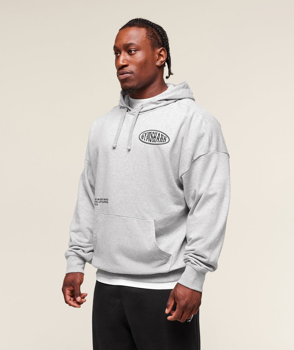 Authentic Lifting Apparel Hoodie Light Grey Core Marl