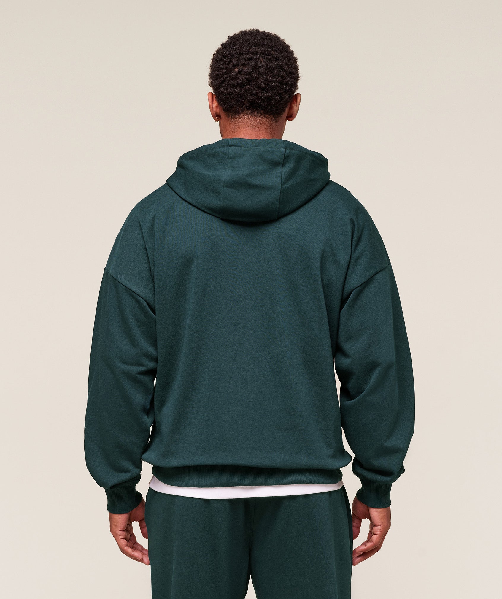 Worn Graphic Hoodie Deep Petrol Blue