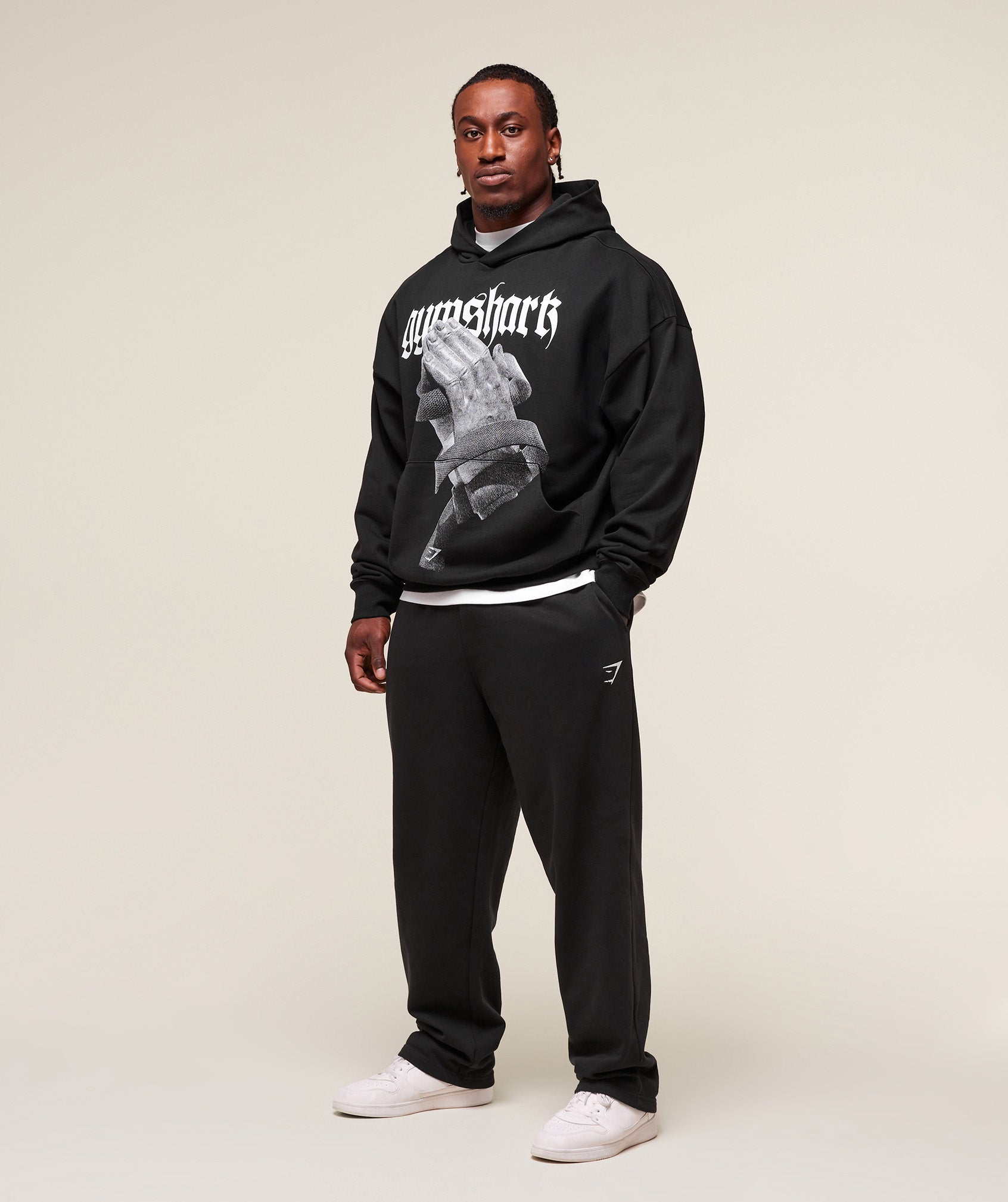 Prayer Hands Hoodie Black
