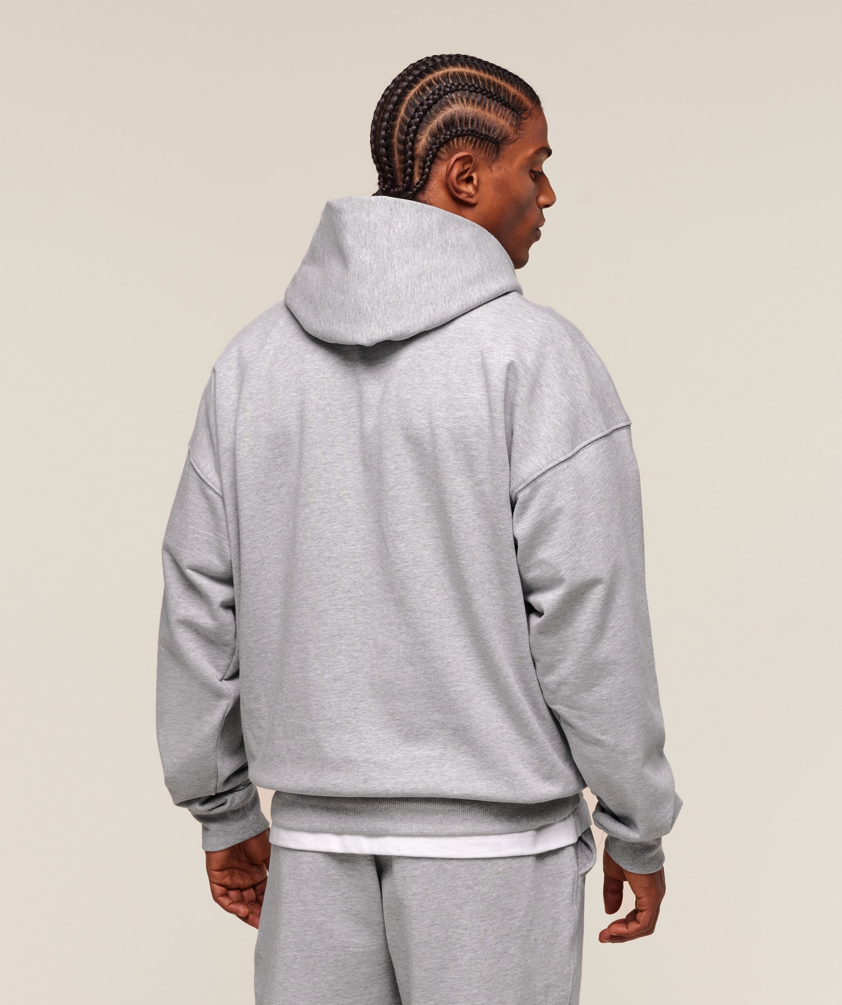 GSLC Hoodie Light Grey Core Marl