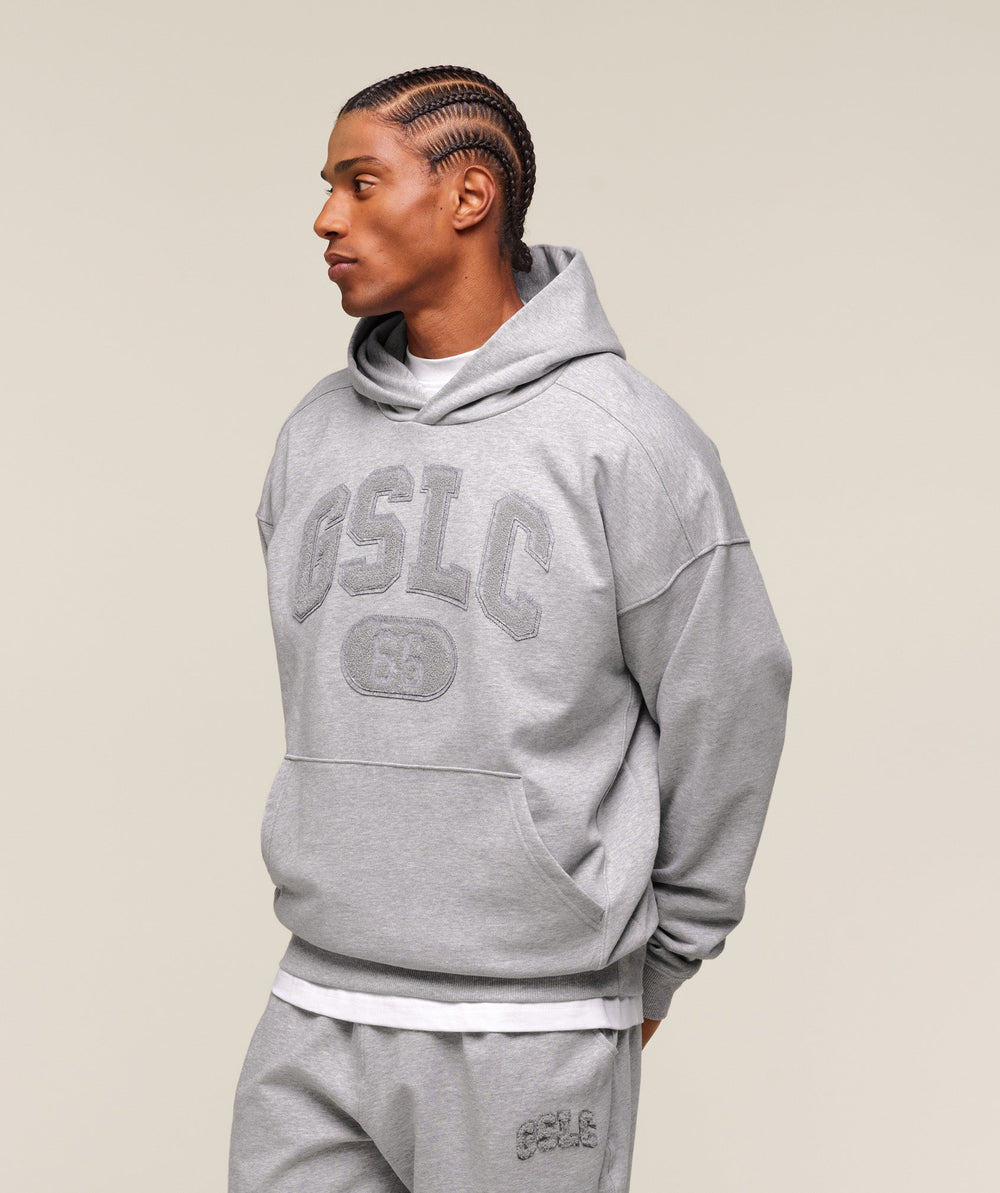 GSLC Hoodie Light Grey Core Marl