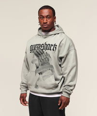 Prayer Hands Hoodie Stone Grey