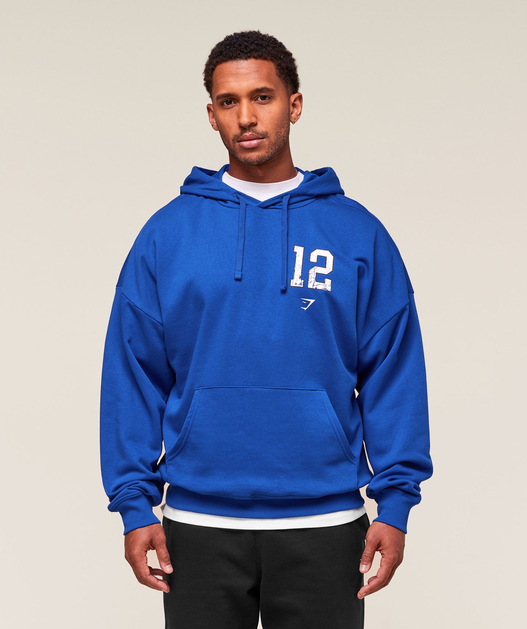 Collegiate Graphic Hoodie Athletic Blue