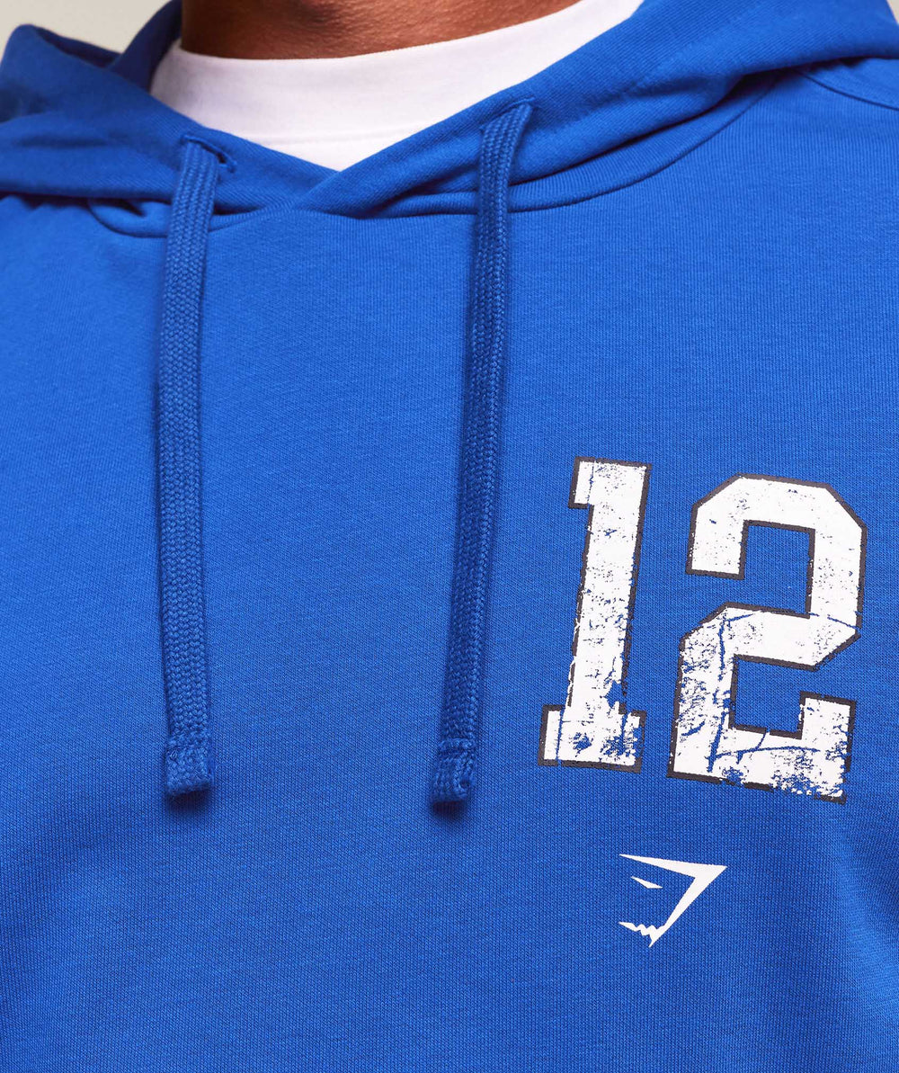 Collegiate Graphic Hoodie Athletic Blue