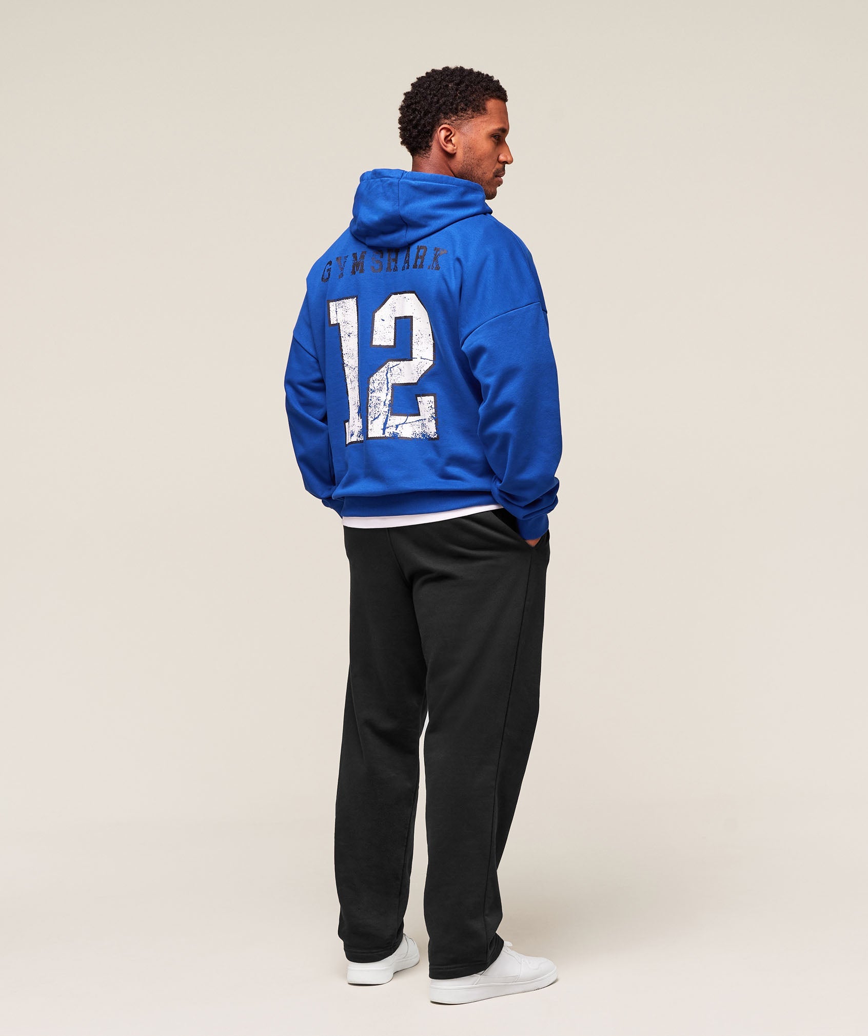 Collegiate Graphic Hoodie Athletic Blue