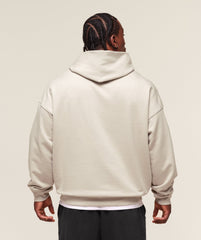 Pocket Graphic Hoodie Pebble Grey