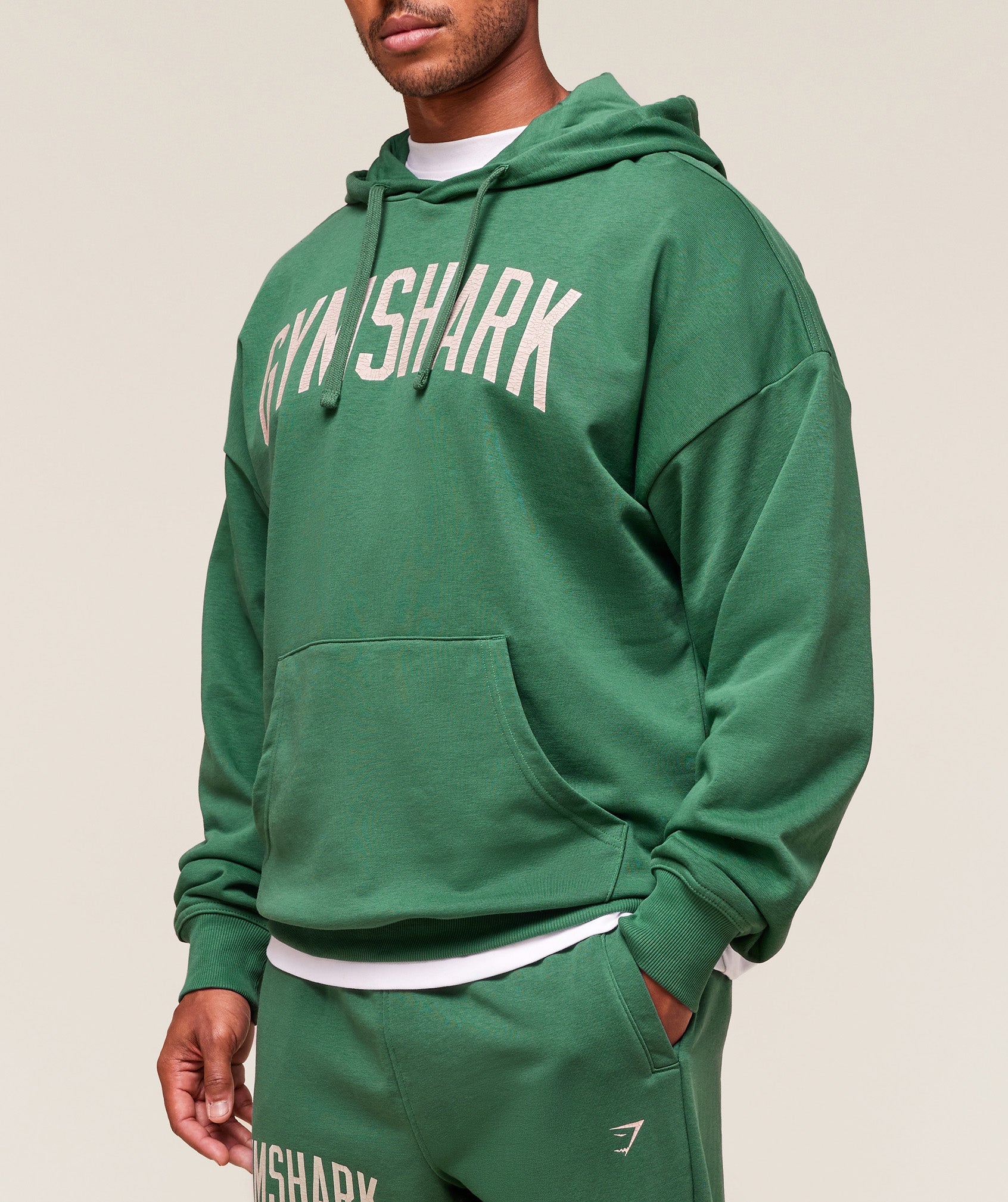 Worn Graphic Hoodie Lift Green