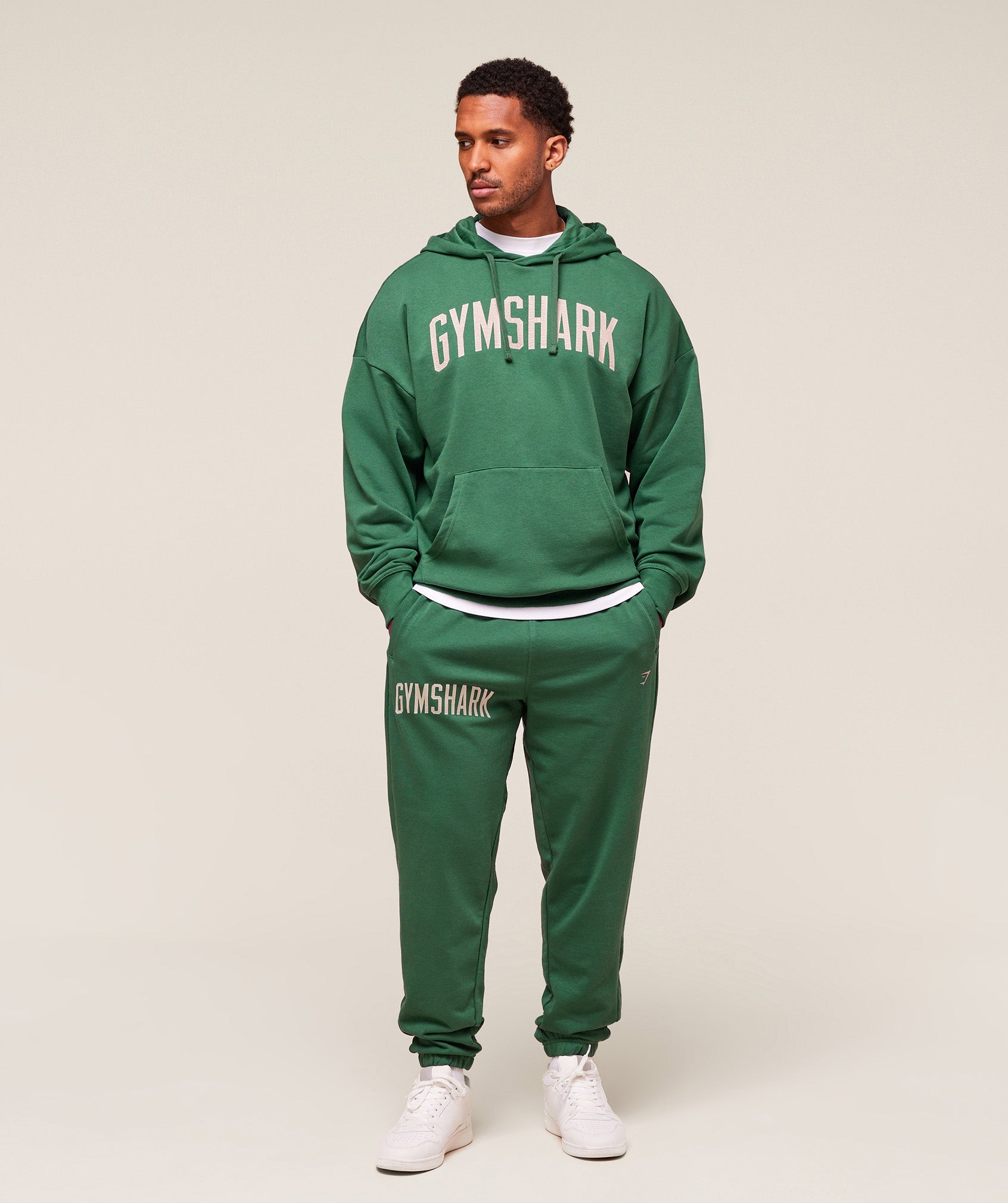 Worn Graphic Hoodie Lift Green