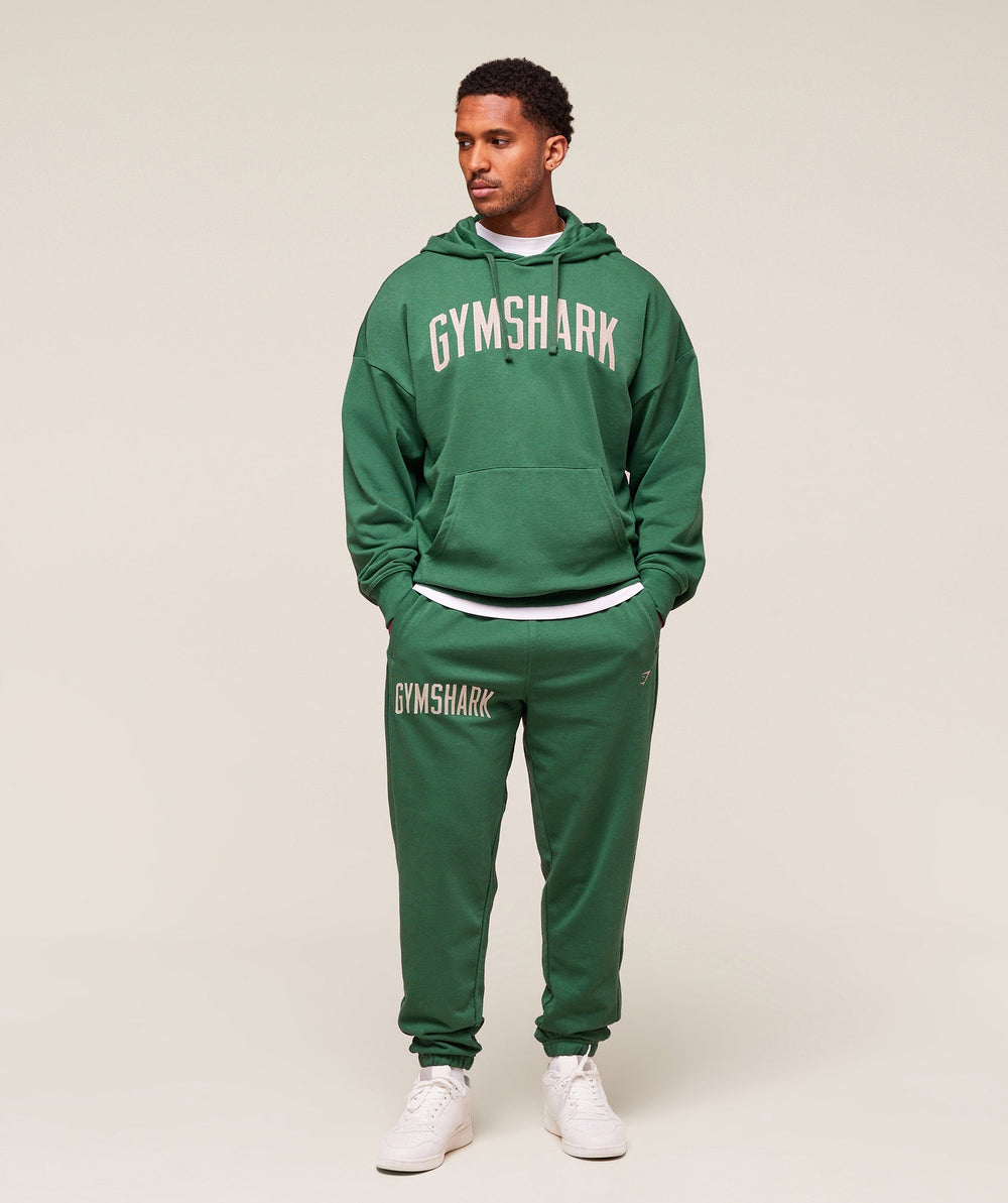 Worn Graphic Hoodie Lift Green