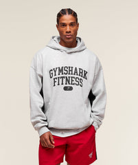 Varsity Hoodie Light Grey Core Marl