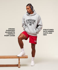 Varsity Hoodie Light Grey Core Marl