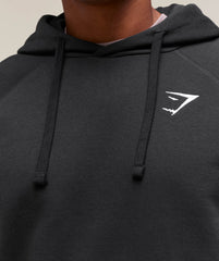 Crest Hoodie Black