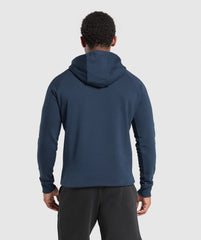 Crest Hoodie Navy