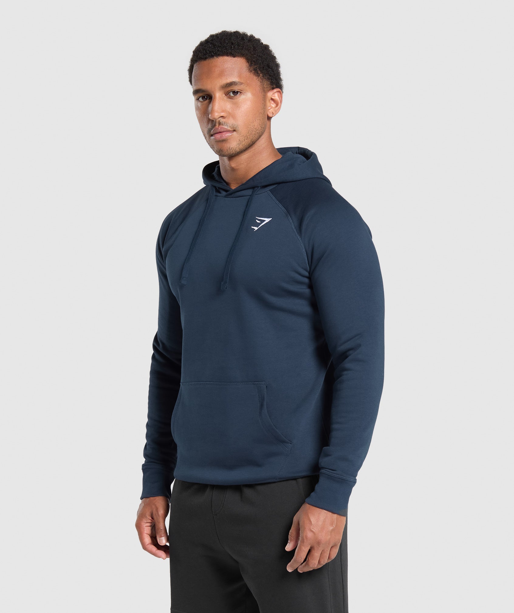 Crest Hoodie Navy