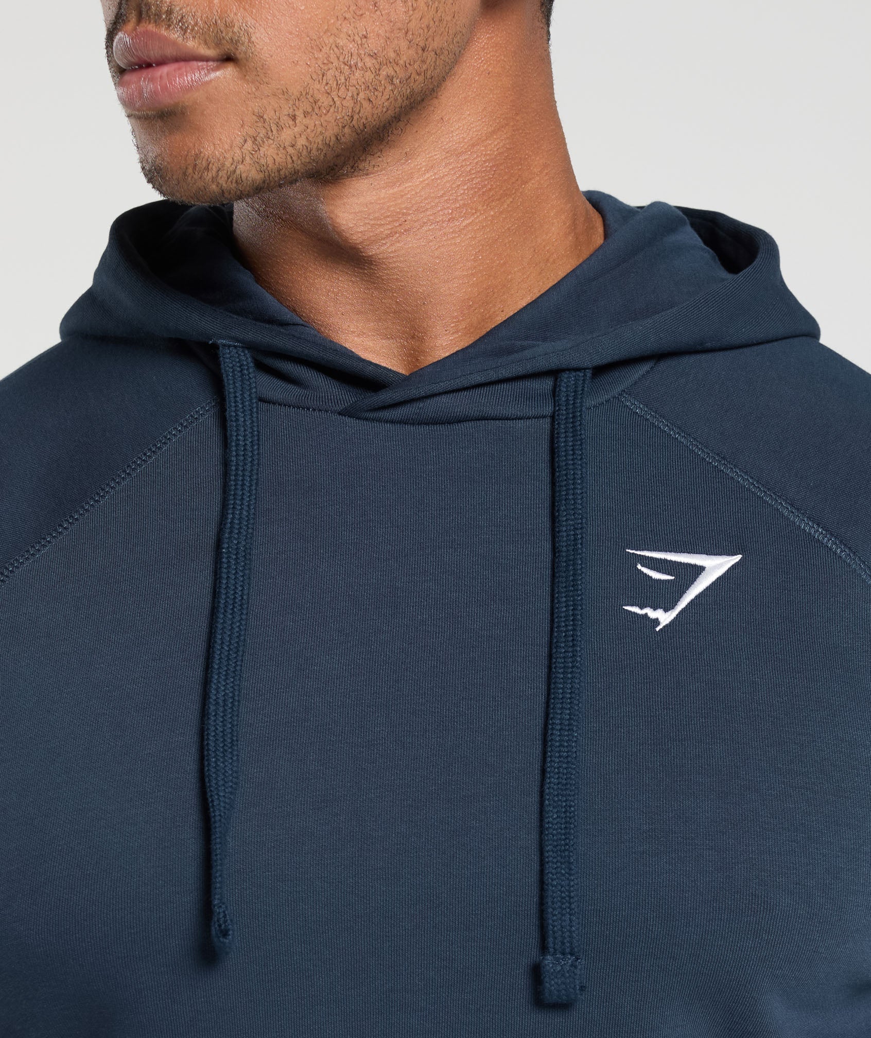 Crest Hoodie Navy