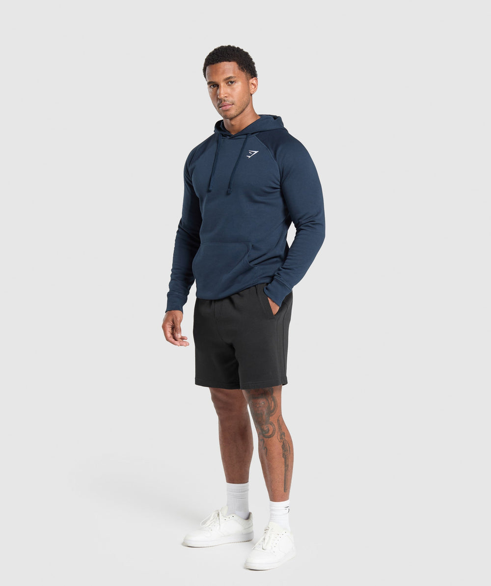 Crest Hoodie Navy