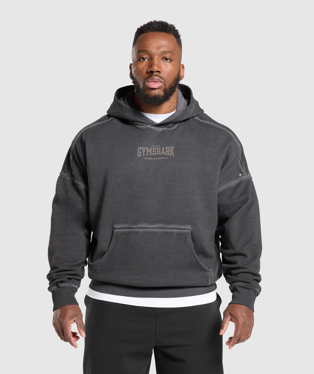 Heavyweight Hoodie Black Wash