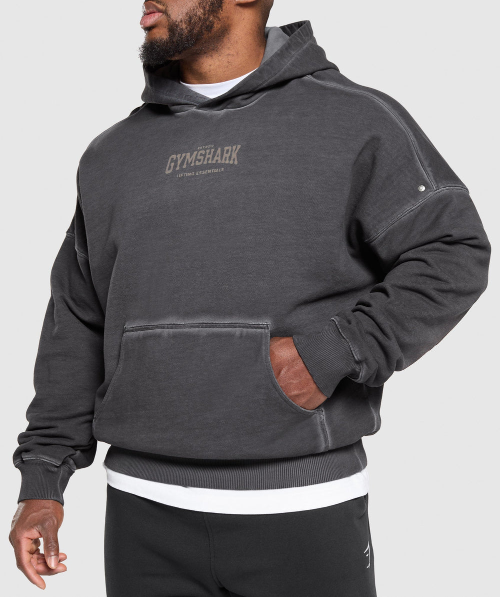 Heavyweight Hoodie Black Wash