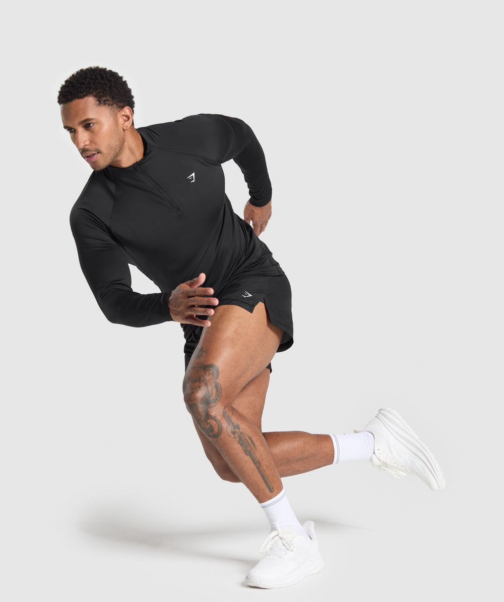 Performance 1/4 Zip Black